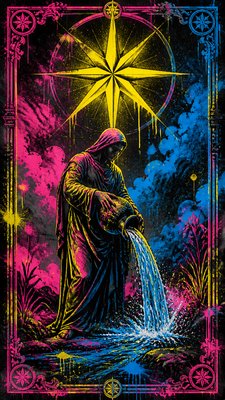 Graffiti Modern Art Style tarot card example