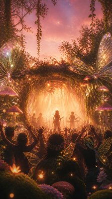 Fairycore Aesthetic flyer example