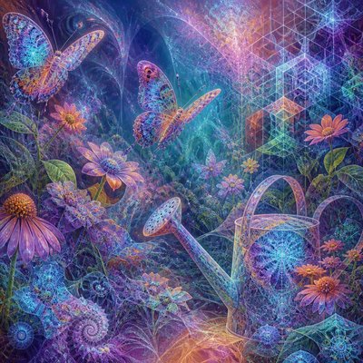 Neural Network Digital Art Style coloring page example