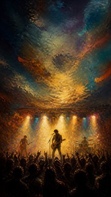 Oil Painting Art Style flyer example