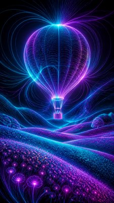 Magnetic Field Visualization greeting card example