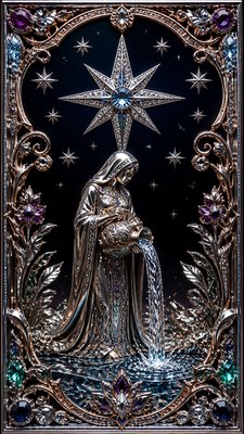 Luxury High Jewelry Design tarot card example