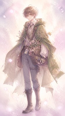 Shoujo Romance Anime Art Style character design example