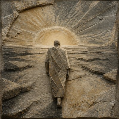 Stone Carving Sculpture Art Style album cover example