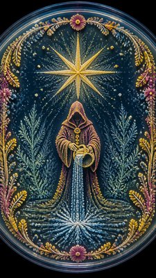 Bacteriological Agar Art tarot card example