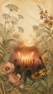 Botanical Nature Art flyer example