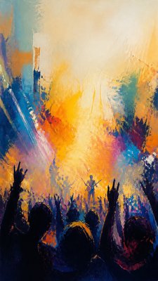 Abstract Art Style flyer example