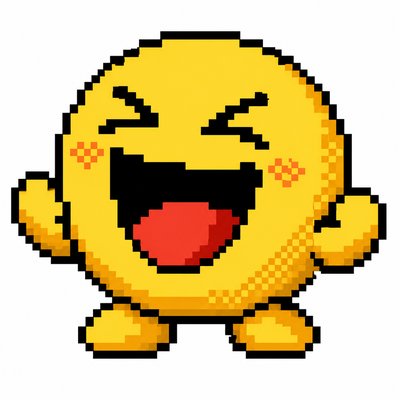 8-Bit Pixel Art Style Twitch emote example