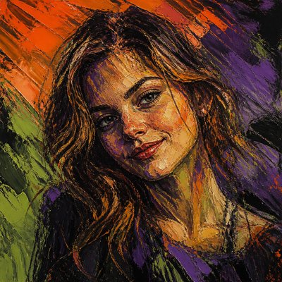 Expressionism Art Style profile picture example