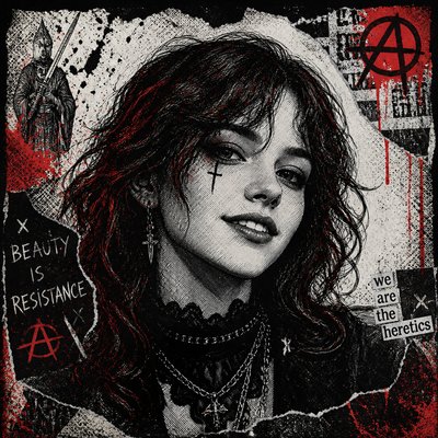 Gothic Punk Art profile picture example