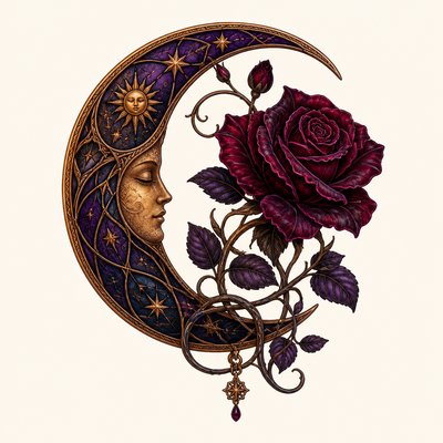 Whimsigoth Aesthetic tattoo design example