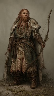 Dark Cottagecore Aesthetic tabletop character portrait example