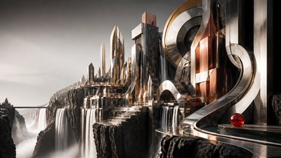 Modern Contemporary Jewelry Design concept art example