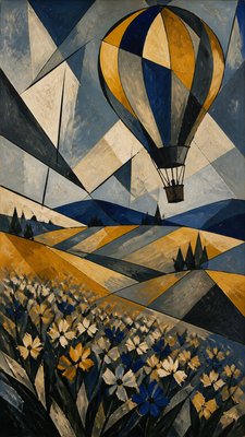 Modernism Art Style greeting card example
