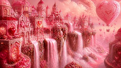 Lovecore Aesthetic concept art example