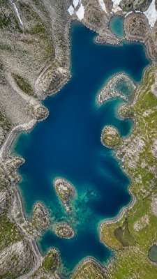 Aerial Drone Photography Style phone wallpaper example