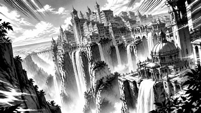 Manga Comic Art concept art example