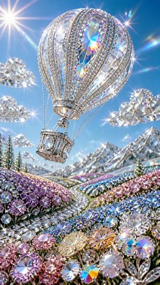Crystal Jewelry Style greeting card example