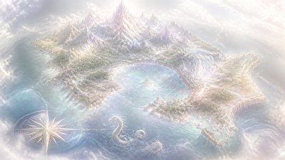 Ethereal Aesthetic fantasy map example
