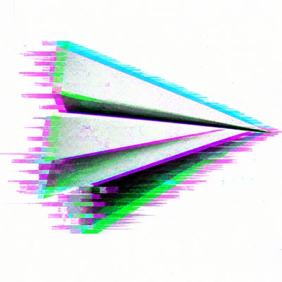 Digital Glitch Modern Art Style icon example