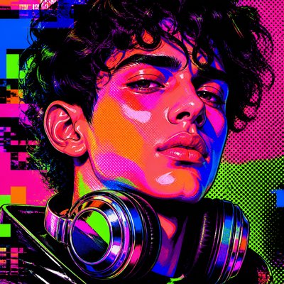 Neo-Pop Art Style Discord profile picture example