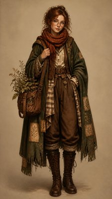 Cozycore Aesthetic character design example