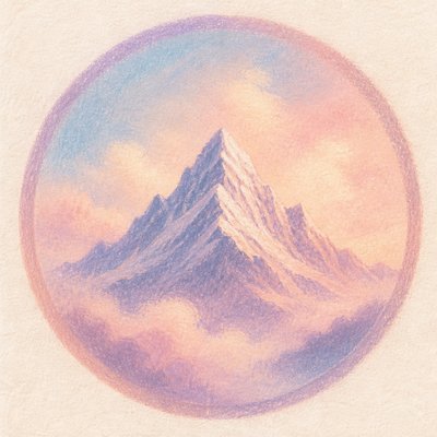Pastel Art Style logo concept example