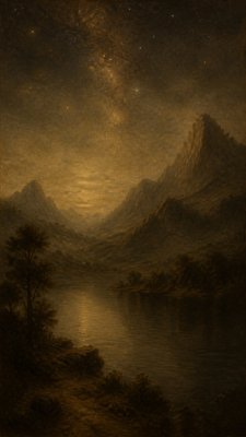 Sfumato Portrait Renaissance Art Style phone wallpaper example