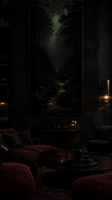 Dark Moody Interior Design book cover example
