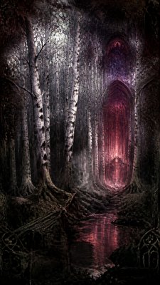 Dark Fantasy Art wall art print example
