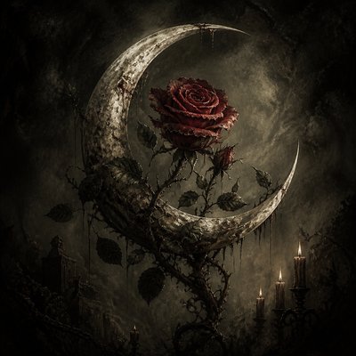 Gothic Horror Art tattoo design