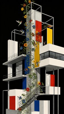 Bauhaus Architecture phone case design example