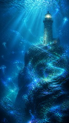 Underwater Fantasy Art poster example