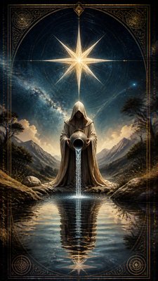 Contemporary Digital Landscape Art Style tarot card example