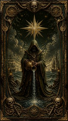 Piratecore Aesthetic tarot card example