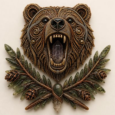 Wire-Wrapped Jewelry Style t-shirt design example