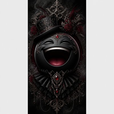 Gothic Fashion Design Twitch emote example