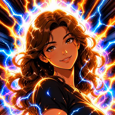 Shounen Power-Up Aura Portrait profile picture