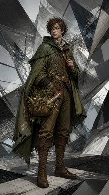 Deconstructivist Architecture character design example
