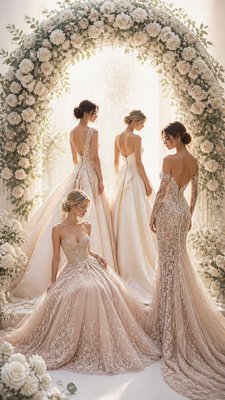 Bridal Couture Fashion Design wedding invitation example