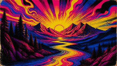 Concert Poster Design desktop wallpaper example