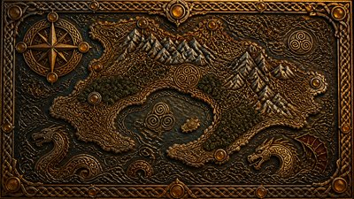 Celtic Jewelry Design fantasy map example