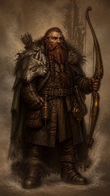 Steampunk Fantasy Art tabletop character portrait example