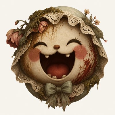 Dark Cottagecore Aesthetic Twitch emote example
