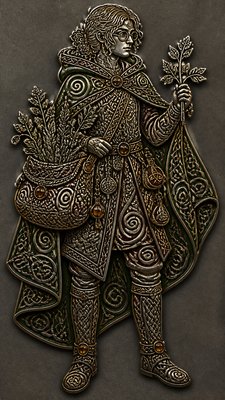 Celtic Jewelry Design character design example