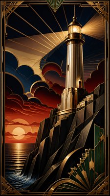 Art Deco Style poster example