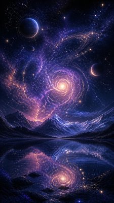 Spacecore Aesthetic phone wallpaper example