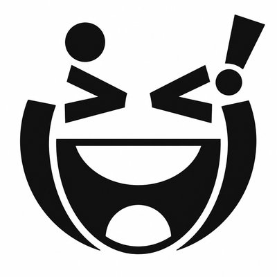 Typographic Minimalism Art Style Twitch emote example