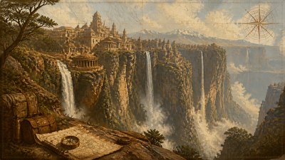 Adventurecore Aesthetic concept art example