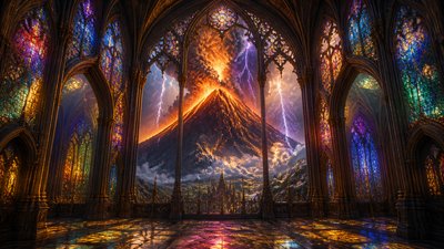 Gothic Cathedral Art YouTube thumbnail example